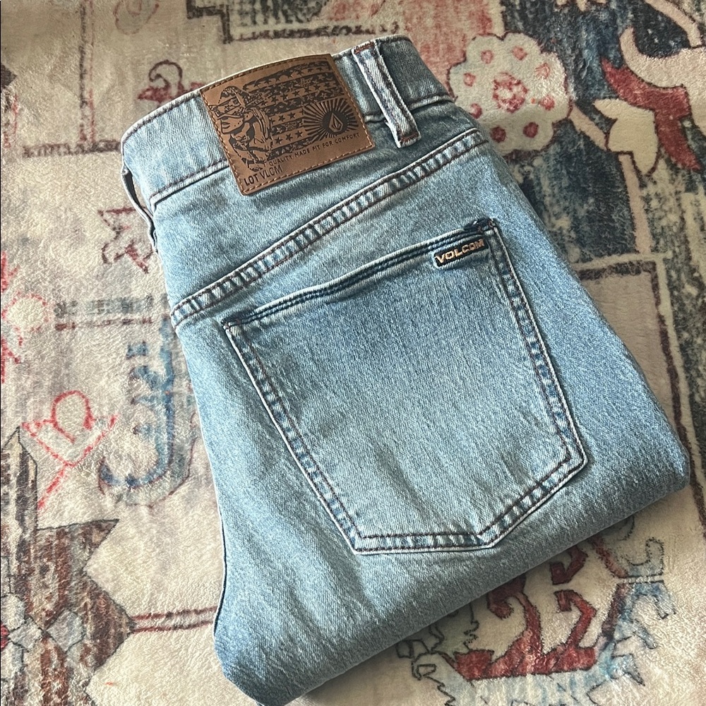 Volcom Men's Denim Jeans in Light Blue